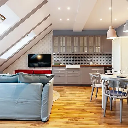 Attic Apartment On Waterfront / View / Netflix Prag Exterior foto